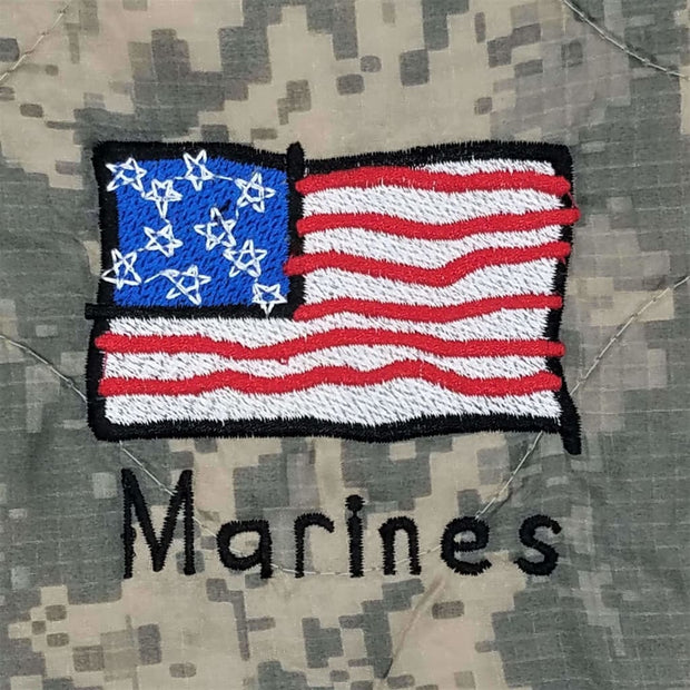Kids Marines - American Flag - Personalize