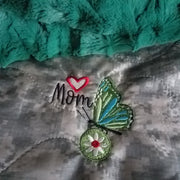 ACU/UCP Camo Pattern 'Butterfly on Daisy' Woobie Weighted Blanket - Mother's Day Gift