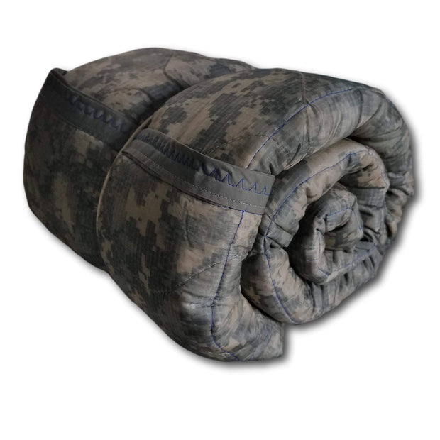 ACU/UCP Camo Pattern Woobie Weighted Blanket - American Flag - Hold the Line