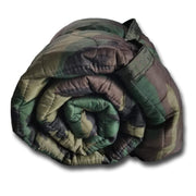 Woobie Weighted Blanket - Woodland Camouflage Pattern