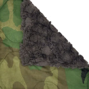 Wee Woobie - Woodland Camouflage Pattern - Pewter / 2 - 3lbs - Custom Wee Woobie