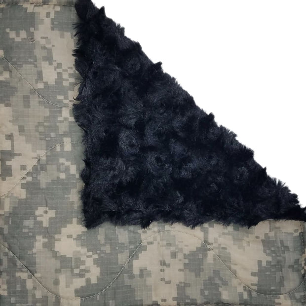 Woobie - ACU/UCP Camouflage Pattern - Black / 4 - 5lbs - Custom Woobie