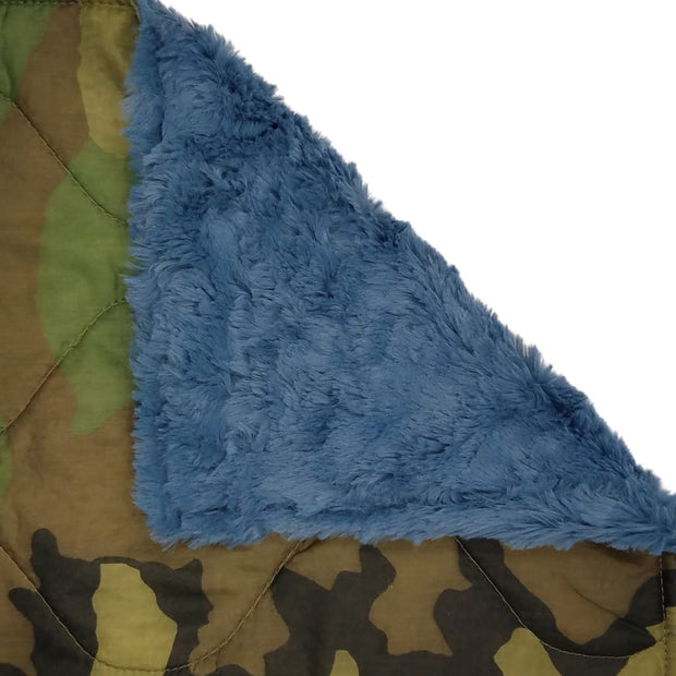 Woobie Weighted Blanket - Woodland Camouflage Pattern - Chambray / 4 - 5lbs - Custom Woobie
