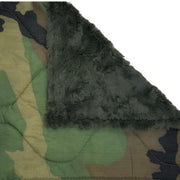 Woobie Weighted Blanket - Woodland Camouflage Pattern - Loden / 4 - 5lbs - Custom Woobie